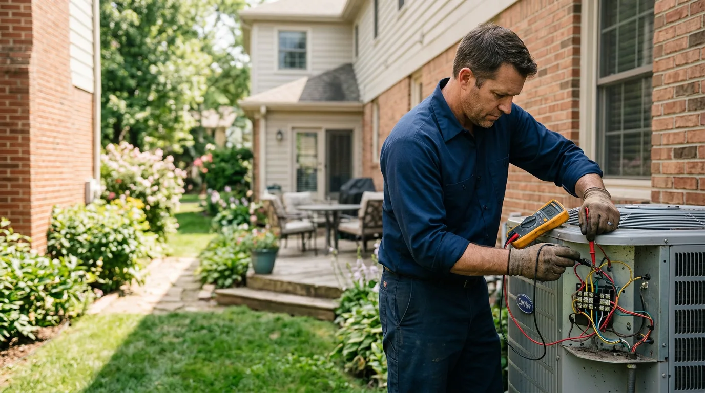 HVAC technician working near Nipton, CA